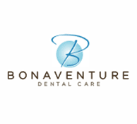 Logo for Bonaventure Dental Care, Official Partners, with a stylized blue "B" inside a circle above the company name in black and brown text.